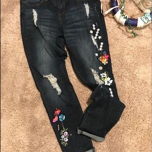 Jean with embellishments